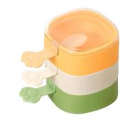 Moule à crème glacée multicouche, 3 couches pour avec bâtons | Manchons faciles à démouler, supports empilables, fournitures ménagers réutilisables pour la cuisine