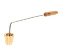 Moule à Crêpes Doré Démontable en Acier Inoxydable, Poignée | Bois et Cuivre, Démoulage Rapide, Surface Polie, pour Coquilles de Pâtisserie, Cuisson à Poêle