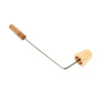 Moule à Crêpes Mini Doré en Acier Inoxydable, Manche Bois | Démoulage Rapide, Surface Polie, Réutilisable et Fiable, Cuisine, Pâtisserie et Poêles