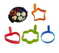 Moule à Crêpes - Moule à Pancakes en Silicone | Antiadhésif de Cuisine pour Omelettes et Crumpets, Idéal Sandwichs Burgers Petit Déjeuner Camping | Outil de Cuisine pour Sandwich Petit Déjeuner