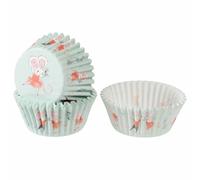Moule à cupcakes Rex London Mimi And Milo (x50) Bleu 7x7x3,2 cm