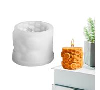Moule à cylindre d'abeilles, résine de combinaison de miel et de résine, moule à bougie 3D Moule à savon cylindrique, article en résine animale de décoration pour la maison à lancer rapide p