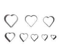 Moule à découper en cuir 8 pièces en acier à haute teneur en carbone creux, facile à utiliser