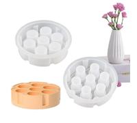 Moule à dés polyédriques - 48 g de formation de silicone, constructeur de cubes miniatures flexibles, sculpture de jeu de table, plate-forme en résine faite à la main, kit de moulage de précision | Ut