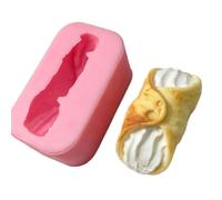 Moule à dessert de cuisine, forme de rouleau de fromage en silicone avec détaillé pour la cuisson, le refroidissement, la congélation, la création de bougies de savon, outil de pâtisserie, moule