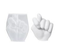 Moule à doigt - Moule en silicone pour gestes doux, forme de geste de bougie semi-transparente pour bricolage, décoration de la maison | anniversaire, Halloween, chocolat, Noël, cadeaux du Nouvel An
