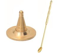 Moule à encens tour en cuivre pur pour fabrication de cônes d'encens en poudre pour brûleur d'encens SE