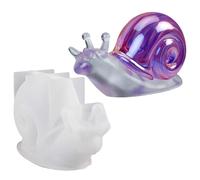 Moule à escargot en résine - Grands moules d'animaux 3D en silicone, moule de décoration de table mignon | Outil de coulée d'ornement de bureau pour résine époxy, plâtre, art fait à la main