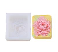 Moule à fleurs carré créatif, savon fait à la main, bougie, cire, plâtre, diffuseur de voiture, artisanat, accessoire d ' huile essentielle, moule à bougie en Silicone