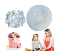 Moule à fleurs de gardénia, moule en silicone pour gardénia,Moules à gâteau fondant aux fleurs de gardénia | Moule de moulage de décor floral pour décor de diffuseur d'aération de voiture
