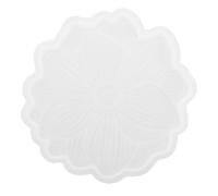 Moule à fleurs en résine de Silicone, réutilisable, Flexible, indéchirable, plateau Floral, pour projet artistique de décoration de maison (B11H36 Petite assiette (Dia12,8 cm/5,04 pouces))