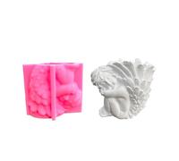 Moule à fleurs en silicone pour fille - Porte-stylo - Support de maquillage - Résine époxy - Pot de fleurs en silicone - Moule en argile - Décoration d'intérieur