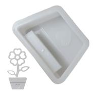 Moule à fleurs en silicone pour glaçons en forme de fleurs - Outil artisanal résistant à la chaleur réutilisable flexible pour les fournitures de fête de Pâques, centre de table