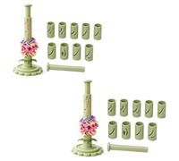 Moule à fleurs modulaire avec 9 manchons de modelage (2PCS)