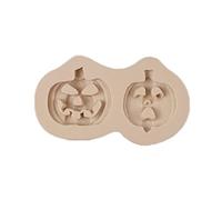 Moule à fondant en silicone anti-adhésif pour Halloween - Gadget de cuisson créatif - 7 styles - Moules à chocolat carrés - Petit format