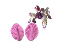 Moule à fondant en silicone en forme de pétales de fleurs d'iris | Moule à glaçage | Décoration de gâteau | Fête des mères | Pâte à sucre Pétale de fleur