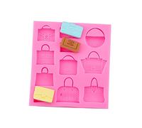 Moule À Fondant Sac Collection Stylisme Cuit Fondant Gâteau Silicone Moule Dames Sac À Main Argile Moule Décoratif