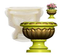 Moule à - Forme de jardinière en ciment 1900 g, modèle de pot de fleur, outil de mise en forme du béton, cadre d'artisanat artistique, accessoire de moulage fait à la main | pour la décoration