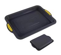 Moule à four de format 1/4, rectangulaire, réutilisable, multifonctionnel, pour gratins, lasagnes, rouleau de gelée, brownie, pâte feuilletée, dim sum, légumes, fête