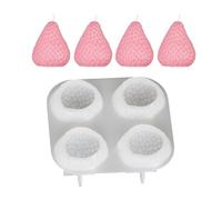 Moule à fraise en silicone robuste, idéal pour les amateurs d'artisanat et les experts en artisanat, doux, robuste et facile à nettoyer, moule facile à démouler