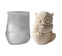 Moule à fusion de hiboux - Moule à hiboux en silicone, forme d'animal réutilisable, kit de fusion de, accessoire pour démoulage | pour cuire au chocolat, résine, savon, argile, Prog