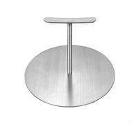 Moule à galettes rond en acier inoxydable pour hamburger, saisir des steaks et griller des sandwichs sur un gril ou une poêle (12 cm)