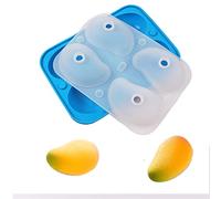 Moule à gâteau 3D en forme de mangue à 4 trous - Moule à gâteau - Moule à gâteau - Moule à gelée - Moule à crème glacée - Moules à gâteau - Outil de pâtisserie