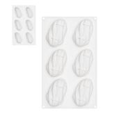 Moule à Gâteau | 3D en Forme de Noix pour la Préparation de Desserts et Gelées | Moule à Chocolat de 6 Cavités | Pour Café, Restaurant, Boulangerie, Pâtisserie, Cuisson, Cuisine Et Maison