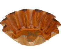 Moule à gâteau Bougeoir Métal Assiette rouille Ø11,5cm H4cm Vintage Déco Rustique Set de 4