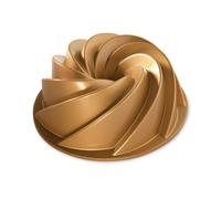Nordic Ware – Moule à gâteau Bundt Heritage Gold – Or – 2,4 L
