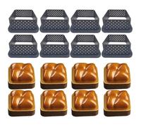 Moule à gâteau - Carré - 8PCS - Ovale - Réutilisable - Durable