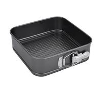 Moule à Gâteau Carré Antiadhésif - Moule à Charnière 22 cm en Acier au Carbone - Parfait pour Cake, Fraisier, Pâté en Croûte - Moule Patisserie, Moules à Pâtisserie