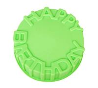 Moule à gâteau d'anniversaire rond en silicone de 20,1 cm pour fromage, gelée, muffin, pizza, tarte, tarte, pain, savon, pâtisserie, outils de cuisson en silicone