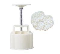 Moule à gâteau de lune à faire soi-même, Ru, Festival de la mi-automne, pression manuelle, tampons à biscuits traditionnels chinois de augure pour la cuisson