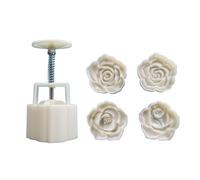 Moule à gâteau de lune en forme de fleur de Rose, tampons à