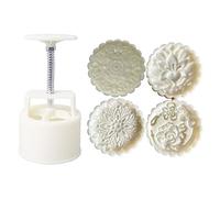 Moule à gâteau de lune en plastique 150 g/200 g - Moule à gâteau de lune pour festival de la mi-automne - Outils de pâtisserie pour pâtisserie