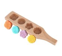 Moule à gâteau de lune, moule en bois anti-adhésif, moule rond pour muffins, tartes de lune, biscuits, chocolat, haricots verts