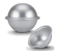 Moule à Gâteau Demi-boule de 10 Cm, Moule à Gâteau en Forme de Boule 3D en étain Hémisphère Moule Semi-cercle Moules de Cuisson Ronds Antiadhésifs Bikini Gâteau Dessert Pouding Moule