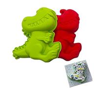 Moule à gâteau dinosaure en silicone 3D - Moule à gâteau flexible - Pour fête d'anniversaire