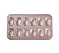 Moule à gâteau en acier au carbone antiadhésif pour madeleines, 6 ou 12 empreintes, moule à pâtisserie en forme de coquille française, emporte-pièce 3D pour biscuits