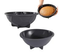 Moule À Gâteau En Forme De Ballon De Football - 2 demi-sphères de cuisson antiadhésives forme ballon de football,Moules À Gâteau 3D Démoulage Facile Pour Cuisson 21,5 cm,pour la cuisine maison, mousse