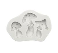 Moule à gâteau en forme de champignon en silicone de qualité alimentaire pour fondant, chocolat, chocolat