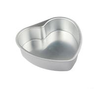Moule à gâteau en forme de cœur sans aluminium avec base amovible, pour la cuisson du chocolat et d'autres desserts dans les fours à micro-ondes et conventionnel pour les cuisines (15,2 cm)
