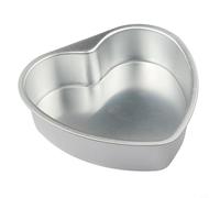 Moule à gâteau en forme de cœur sans aluminium avec base amovible, pour la cuisson du chocolat et d'autres desserts dans les fours à micro-ondes et conventionnel pour les cuisines (25,4 cm)