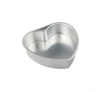 Moule à gâteau en forme de cœur sans aluminium avec base amovible pour un démoulage facile, conçu pour la cuisson au chocolat et au four à micro-ondes (7,6 cm)