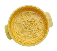 Moule à gâteau en forme de lapin de lune - 300 g - 600 g - Impression à la main - Moule à gâteau de lune - Presse en plastique - Outil de pâtisserie