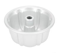 Moule à gâteau en métal, design non cannelé pour Kugelhopf, fond amovible pour un nettoyage sans effort (petit)