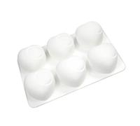 Moule à gâteau en mousse de silicone en forme de cœur pour desserts chocolat, ustensiles de cuisson pour réunions de famille, moule en silicone pour desserts français, accessoires de cuisson allant