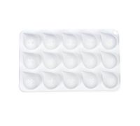 Moule à gâteau en silicone anti-adhésif à 15 cavités en forme de goutte d'eau