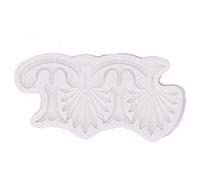 Moule à gâteau en silicone bordure, qualité professionnelle, flexible et facile à utiliser, couleur grise, multi-fonctions, résistant à la température, facile à démouler pour la décoration de gâteau